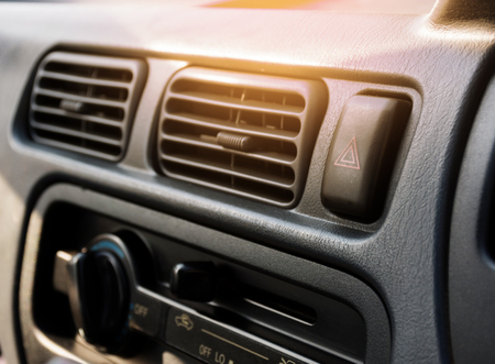 hazard light in the carの写真素材