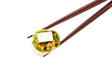 sushi on whiteの写真素材