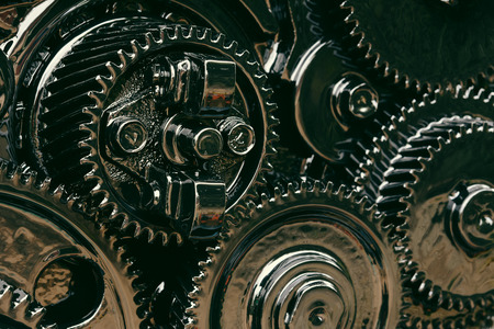 inside gear Of the engineの写真素材