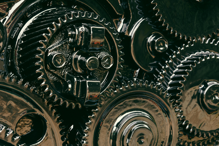inside gear Of the engineの写真素材