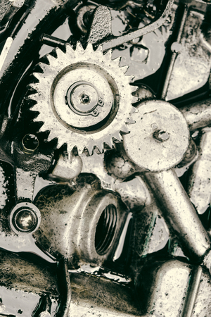 inside gear Of the engineの写真素材