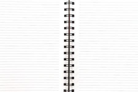 Two face open white notebook texture