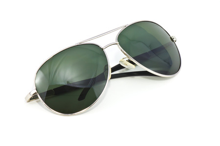 Sunglasses isolated on white backgroundの写真素材