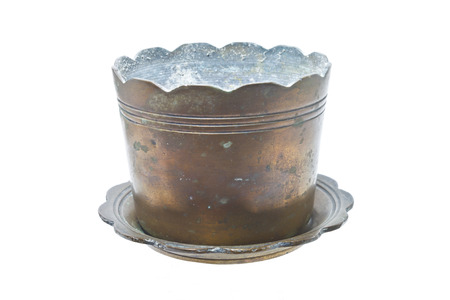 Incense burner on white backgroundの写真素材