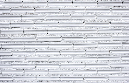 White misty brick wall for background or texture