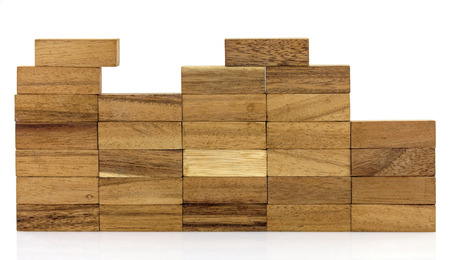 Blocks of woodの写真素材