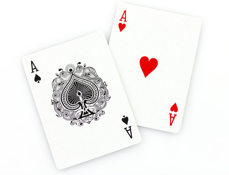 Poker cards.