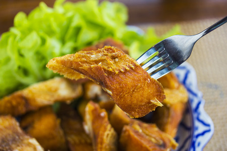 Fried fishの写真素材