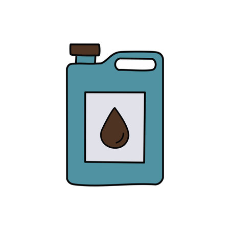 oil can icon over white background, colorful design. vector illustrationのイラスト素材
