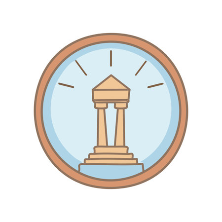 Clock icon on white background for graphic and web design. Simple vector sign. Internet concept symbol for website button or mobile appのイラスト素材