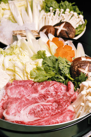 Beef shabu shabu shabu japanese foodの写真素材