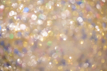 Abstract bokeh background. Christmas background. New Year background.の写真素材