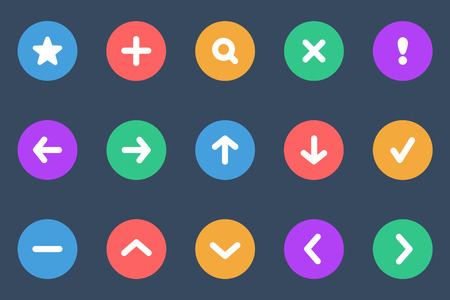 navigation flatのイラスト素材