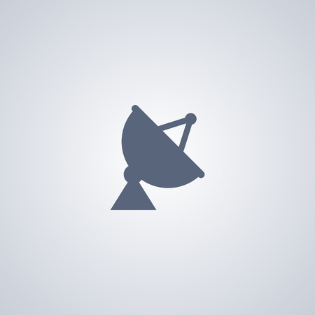Satellite dish vector iconのイラスト素材