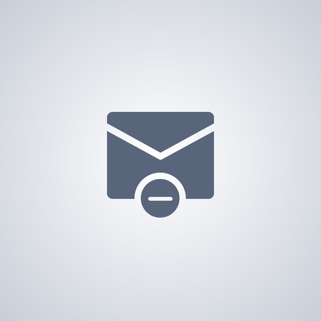Remove mail vector iconのイラスト素材