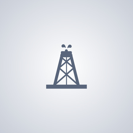 Oil vector icon, fuel vector iconのイラスト素材