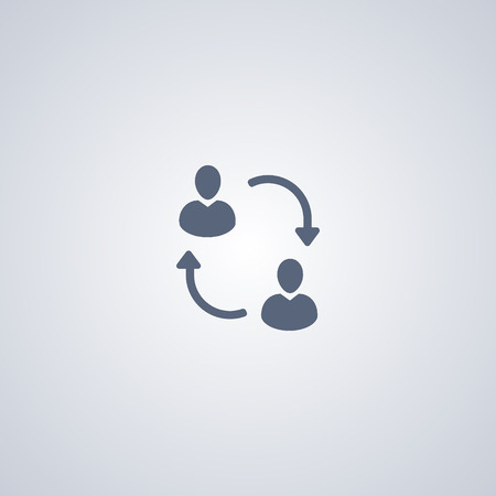 People vector iconのイラスト素材