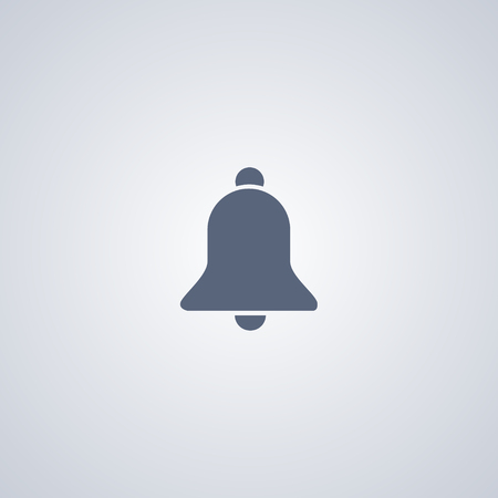 Notification vector icon, Bell vector iconのイラスト素材