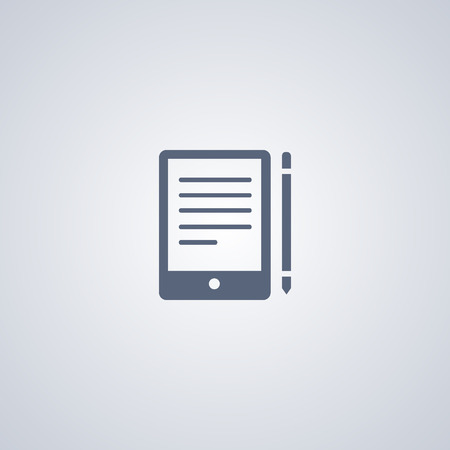Communication vector icon, Touchscreen vector iconのイラスト素材