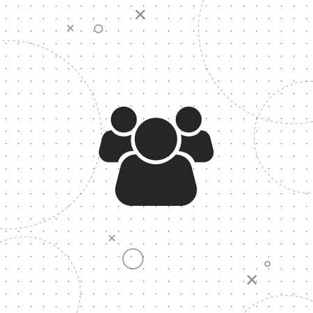 People, partnership, vector best flat icon on texture background, EPS 10のイラスト素材