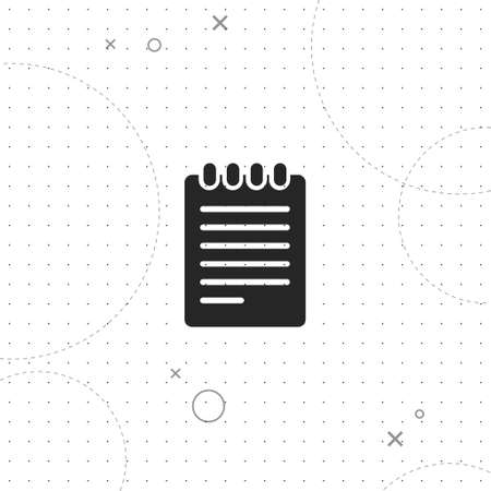List, checklist, vector best flat icon on texture backgroundのイラスト素材