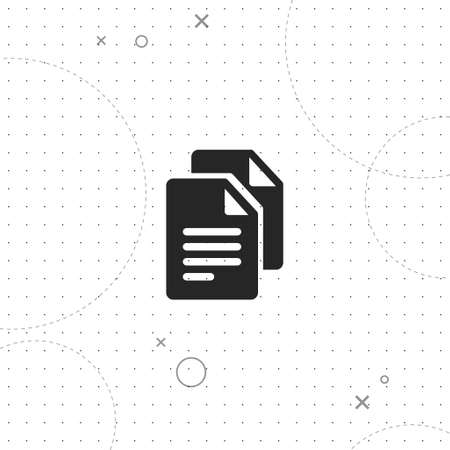 Documents, files, vector best flat icon on texture background, EPS 10のイラスト素材