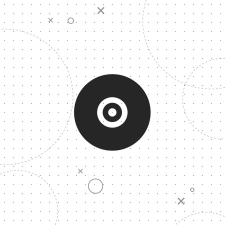Disk, dvd rom, vector best flat icon on texture backgroundのイラスト素材