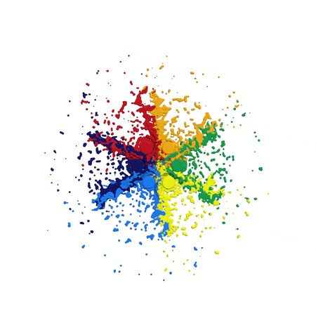abstract colored circleのイラスト素材
