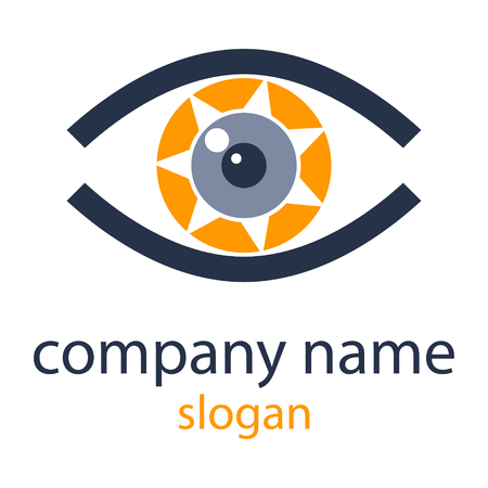 Ophtalmology logo conceptのイラスト素材