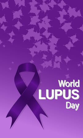 world lupus day 10 may banner designのイラスト素材