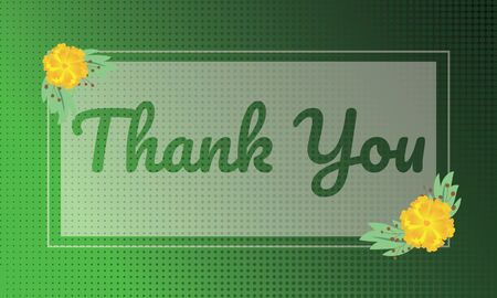 thank you card designのイラスト素材