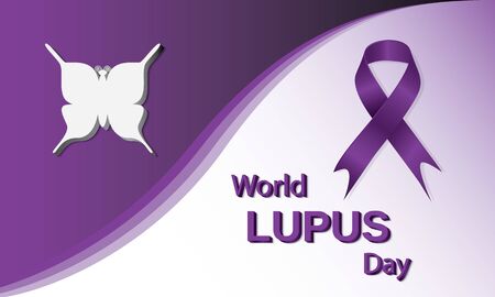 world lupus day 10 mayのイラスト素材