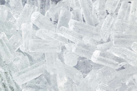 Ice tube backgroundの写真素材