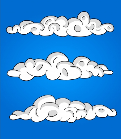 Cloudsのイラスト素材