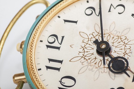 clock face, hands of the clock, macroの写真素材