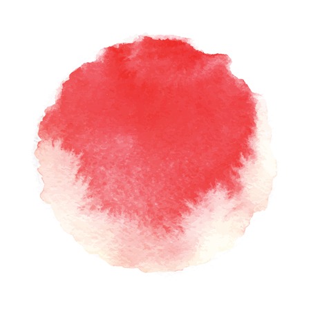 watercolor sun, vector illustration, isolated on white backgroundのイラスト素材