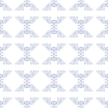 vector seamless pattern with birds, background