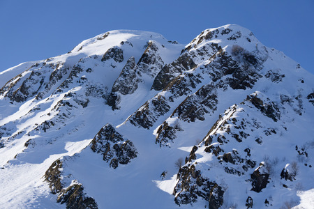 Mountain landscape of Krasnaya Polyana, Sochi, Russia
