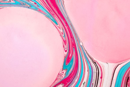 Abstract colored background. Stains of paint on the water. Ebru art, marbled paper.の写真素材