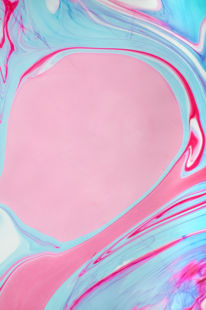 Abstract colored background. Stains of paint on the water. Ebru art, marbled paper.の写真素材