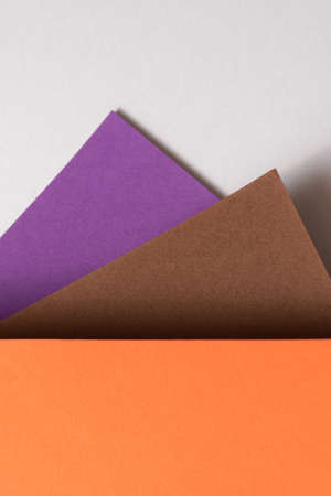 Colored sheets of paper. Color background with copyspace.の写真素材