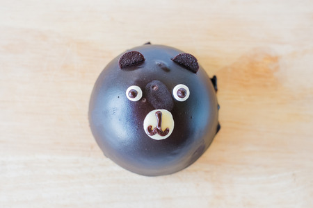 Teddy Bear's Head Chocolate Cake