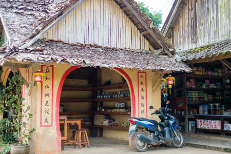 Maehongson, Thailand - Oct 3 2016 : Rak Thai Village on Oct 3, 2016 in Maehongson, Thailandのeditorial素材
