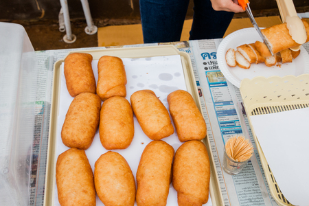 Deep-Fried Dough Sticks, Chinese fried bread stickの写真素材