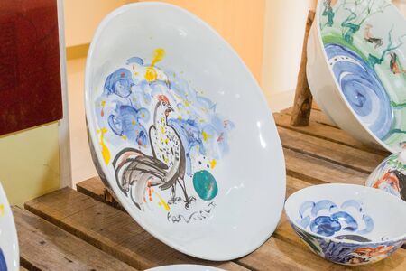 Lampang, Thailand - Jul 22 2017 : museum ceramic in Lampang, thailandのeditorial素材