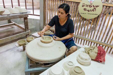 Lampang, Thailand - Jul 22 2017 : museum ceramic in Lampang, thailandのeditorial素材