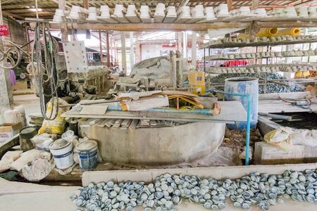 Lampang, Thailand - Jul 22 2017 : museum ceramic in Lampang, thailandのeditorial素材