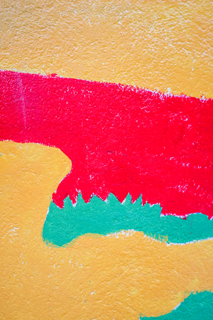 Colorful painted wall background or texture in Maldivesの写真素材
