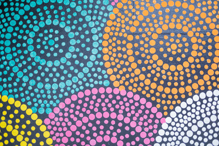 Colorful painted wall background or texture in Maldivesの写真素材