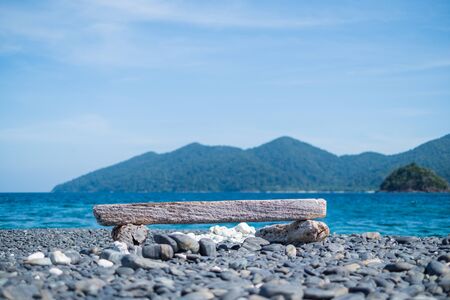 Beautiful Stone beach at Hin Ngam Island, Tarutao National Park, Satun, Thailand